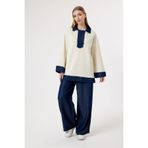 Suede Style 6290 - Şık Rahat 2 Iplik Salaş Kadın Takım