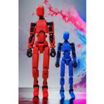 Suelo Butik Büyük Boy! Titan 13 Dummy Kırmızı Siyah Tüm Eklemleri Hareketli Aksiyon Figürü Robot Figür Oyuncak