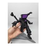 Suelo Butik Skibidi Toilet Premium Titan Tvman (TÜM EKLEMLERİ HAREKETLİ) Aksiyon Figürü Oyuncak 21 Cm