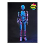 Suelo Butik Titan 13 Premium Çift Renk Mavi Mor Tüm Eklemleri Hareketli Dummy Aksiyon Figürü T13 Robot Oyuncak