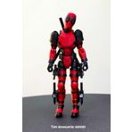 Suelo Butik Titan 13 Premium Deadpool Tüm Eklemleri Hareketli Aksiyon Figürü Dummy Robot Figür Oyuncak T13