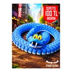 Suelo Butik Zootropolis Gary Zootopia Yılan Figürü Tüm Eklemleri Hareketli 35cm Uzunluk