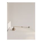 SUENO DESIGN STUDIO Pirinç Mum Söndürme Aleti Dekoratif Mum Söndürücü Şık Tasarım Silver