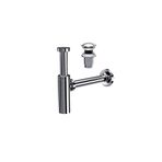 SUERA Moon Ayarlanabilir Lavabo Sifonu + Elixir Pop-Up Set (Krom - Taşma Deliksiz)