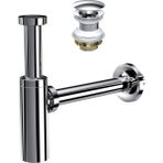 Suera Moon Ayarlanabilir Lavabo Sifonu + Qualis Pop-Up Set (Krom - Taşma Deliksiz) - G1 - 1/4