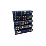 Süet Kumaş 20/16 Cm Lacivert Renk Ayaklı Küpe Standı