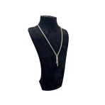 Süet Kumaş Elisia Manken Siyah Renk 25/12 Cm Kolye Gerdanlık Takı Sergileme Mankeni