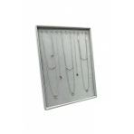 Süet Kumaş Gri Renk 34/24 Cm Saç Ayaklı Kolye Zincir Tebih Sergileme Standı