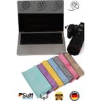 Suff Manavgat Oto Market Imac, Ipad, Macbook Hassas Ekranlar Için Mikrofiber Temizlik Bezi - Sarı