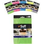 Suff TeknoTrust Lavanta Tırtıklı Bez 40x40cm, Mikrofiber Temizlik Bezi, Paket 1- 5, Almanya - Antrasit - 108 cm