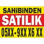 Sufi Dijital Sahibinden Satılık Branda Afişi - 100 x 150 cm