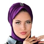 sufirit Kadınlar için Türbanlar, Kemoteraplar, Mücevherli Türbanlar, Kadınlar için Tesettür Eşarp, Anında Başörtüsü, Tesettür Eşarp (Mücevherli Şapka - Erik), Mücevherli Şapka - Erik, Tek Beden
