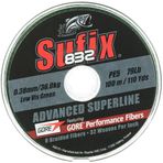 Sufix 832 Advanced Superline Braid Örgü Olta İpi Misinası, 0.38 mm, 36 kg Çekme Kapasitesi, 100 Metre, Az Görünür Yeşil