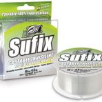 Sufix Invisiline Döküm Flourocarbon 100 Metre Makara Boyutu Olta (Şeffaf, 12 lbs)