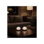 Sufle home dekor DEKORATİF 2 ADET LOTUS ÇİÇEĞİ LAMBA