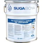 Suga Boya Suga Tek Komponentli Akrilik Yol Çizgi Boyası 20 kg - BEYAZ