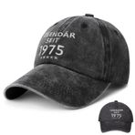 Sugeru Beyzbol kepi süper dede, doğum günü hediyesi, erkek için doğum günü hediyesi, beyzbol şapkası, desenli beyzbol şapkası, Legendar Seit-1975, 58-62