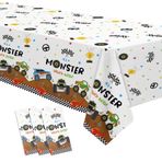 Suhelkit Monster Truck Doğum Günü Partisi Masa Örtüsü