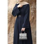 suhneva Dilşah Abaya Ferace Lacivert