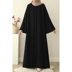 suhneva Fulya Abaya Ferace - Siyah