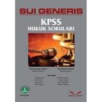 SUI GENERIS KPSS HUKUK SORULARI - KOLEKTIF