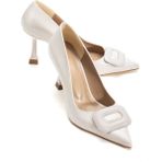 Suins Shoes Suins Liora Model Kadın Topuklu Stiletto Ayakkabı - Ten