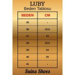 Suins Shoes Suins Luby Model Arkası Lastikli Dolgu Topuk Sandalet - Siyah
