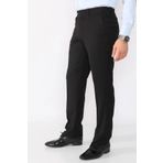 SUİT AYDIN Erkek Siyah Regular Fit Kumaş Pantolon