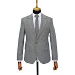 Suitmen Erkek Gri Tek Spor Ceket Çift Yırtmaçlı BGL-ST03981 - 50