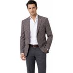 Suitmen Erkek Tek Spor Ceket 4 Drop Çift Yırtmaçlı Mevsimlik BGL-ST05331 - 60 - Bordo