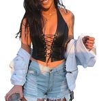 SUIUOI Kadın Deri Crop Top – Yaz Üst Seksi Y2K Büstiyer Üst Parça Bağcıklı & Ayarlanabilir Spagetti Askılı PU Deri Üst, Siyah, M