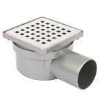 Sukar 10 * 10 Q50 Çıkışlı Plastik Çerçeve H=6,5 Cm Yer Süzgeç Kare Desenli