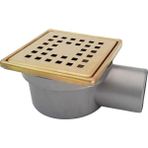 Sukar 10X10 Altın Çelik Kare Izgaralı Yer Süzgeci 1041-1285022-71