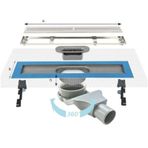 Sukar 1154-1038023-01 Line 2 80 cm Plain Izgaralı Krom Duş Kanalı