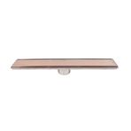 Sukar 1156-1034000-51 Line 6 40 cm Bronz Plain Izgaralı Duş Kanalı