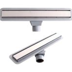 Sukar 40 cm Plain Izgaralı Duş Kanalı - 10X10 - Krom