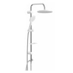 Sukar Deluxe White Rain Paslanmaz Krom Kaplı Duş Seti