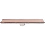 Sukar Duş Kanalı Bronz 60 cm Line 6 ve Yeşil Alt Dirseği - 1 - Antik Sarı