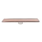 Sukar Duş Kanalı Bronz 60 Cm Line 6 Ve Yeşil Alt Dirseği