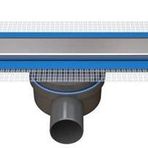 Sukar Line 2 60 cm Plain Izgara Yalıtımlı Komple Krom Duş Kanalı