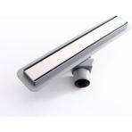 Sukar Line 4s 40 cm Krom Duş Kanalı Plain Izgaralı 500 gr 1154-2354022-01 Paslanmaz Çelik Yapı