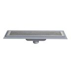 Sukar - Line Cube Izgaralı 60 cm Duş Kanalı 50 lik Alttan Çıkışlı - 1154-2388022-01