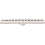 Sukar Line/6 Plain Izgaralı Paslanmaz Slot Kasalı Koku Önleyicili - 50 cm Lineer Duş Kanalı