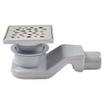 Sukar Twisty 8x8 Izgaralı Yer Süzgeci 50 Çap 1041-0595022-09 - 10x10 - Krom