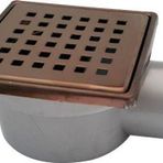 Sukar Yer Süzgeci 50 mm Yandan Bronz 10 * 10 Kare Izgara
