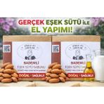 Şükran Ana Sabunları El Yapımı Bademli Eşek Sütü Sabunu 2'li Paket