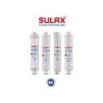 Sulax Inline Su Arıtma Filtresi 4'lü Set