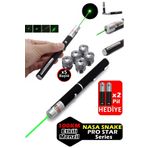 SULED 5in1 Nasa Snake Pro Series Yeşil Lazer Pointer 300 Mw 100 Km Etkili Green Laser Pointer Güçlü