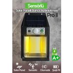 SULED Solar Bahçe Aydınlatması Pro II Hareket Sensörlü 10W Otomatik 2 Led Işıklı Dış Mekan Aydınlatma