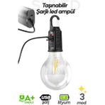 Suled Taşınabilir Şarjlı LED Ampül 4000 lm Su Geçirmez Outdoor Kamp Bahçe Lambası 10W Kırılmaz
